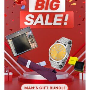 Men’s Luxury Gift Box Bundle – All New – $400 Retail – Holiday Deal